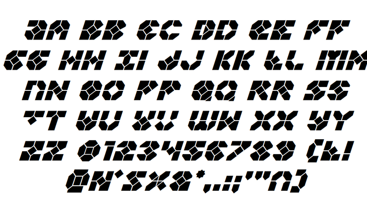 Zoom Runner字体 2