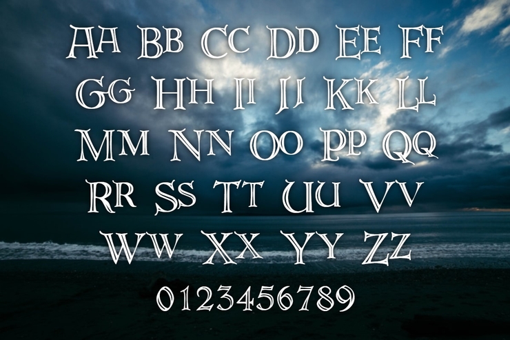 DeRoos字体 1