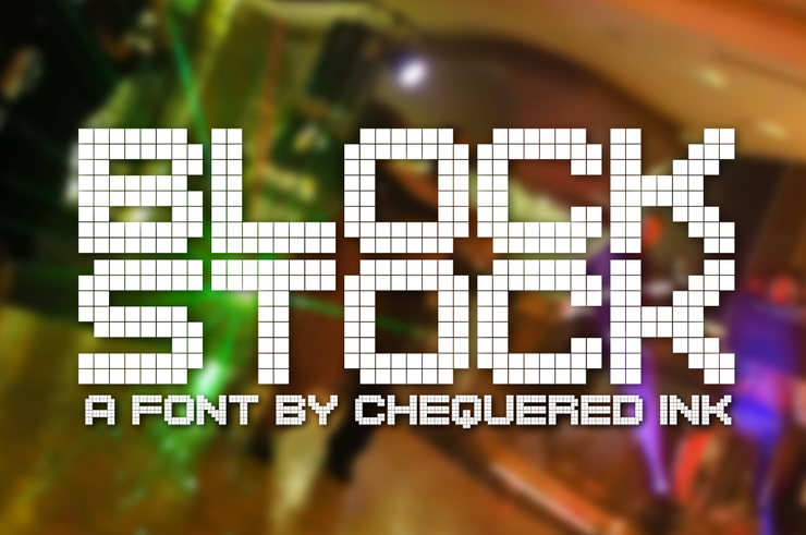 Block Stock字体 1