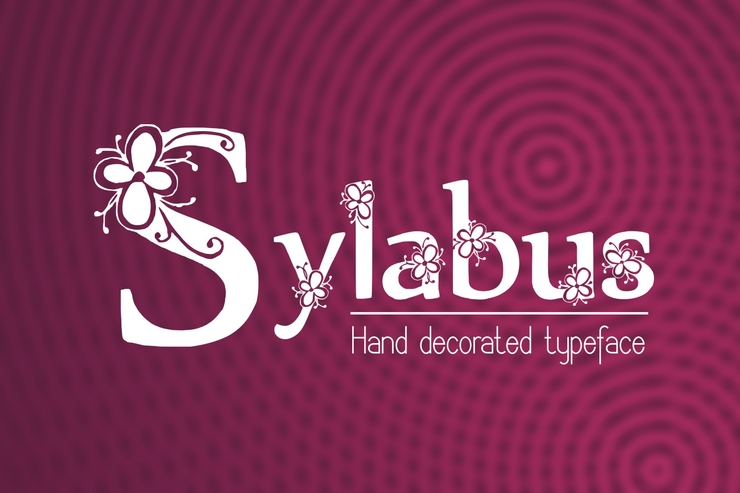 Sylabus字体 1
