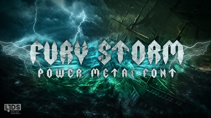 Fury Storm字体 1