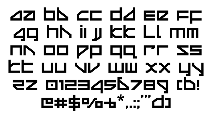 Delta Ray字体 2
