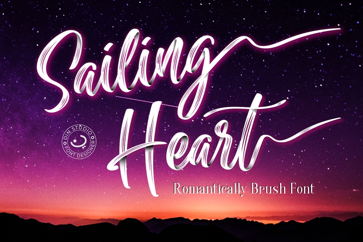 Sailing Heart字体 6