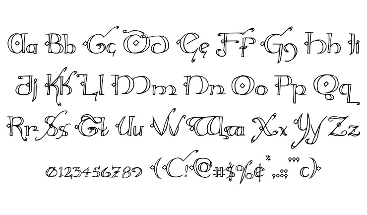 Holly Jingle字体 4