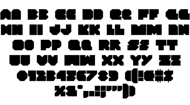VX Rocket字体 5