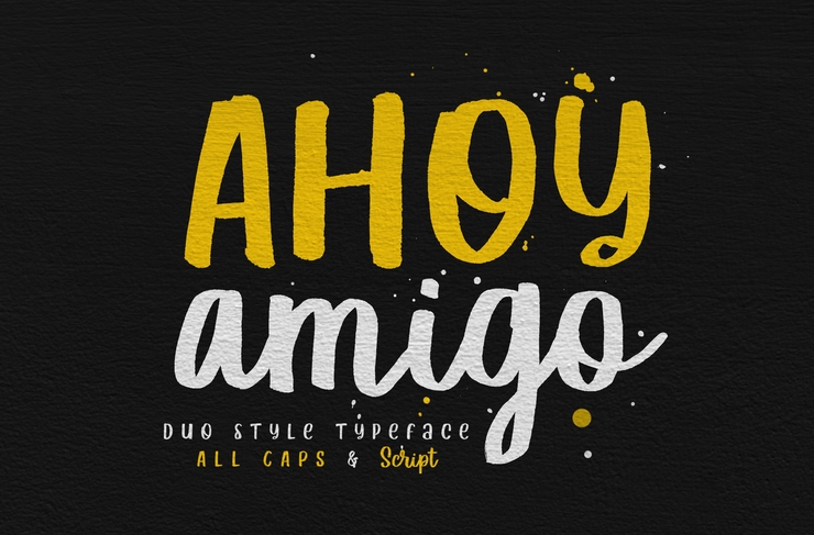 Ahoy Amigo字体 2
