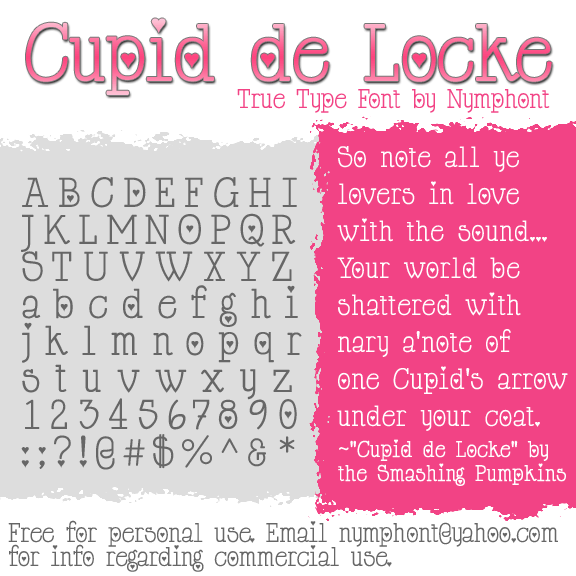 Cupid de Locke字体 1