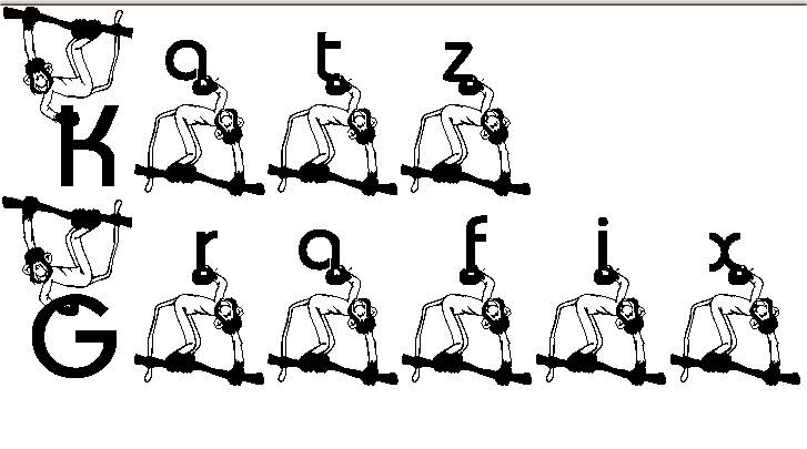 KG Monkey字体 1