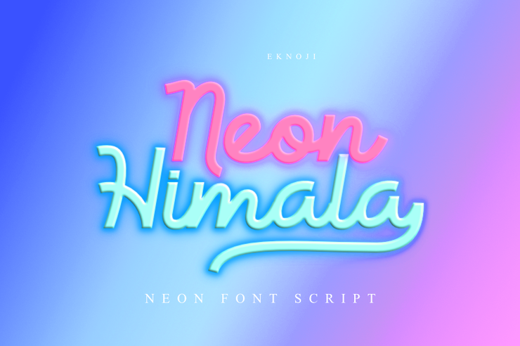 Neon Himala字体 4