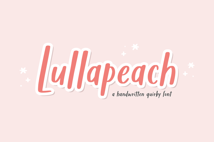 Lullapeach字体 6