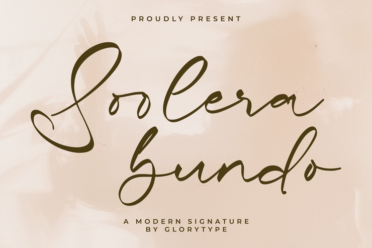 Soolera Bundo字体 7