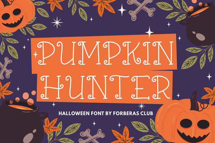 Pumpkin Hunter字体 8