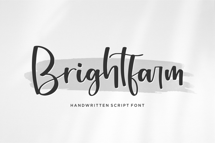 Brightfarm字体 1