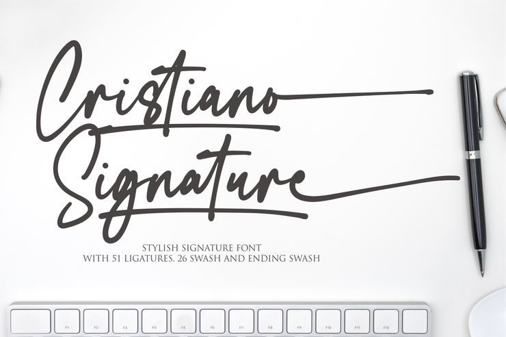 Cristiano Signature字体 5