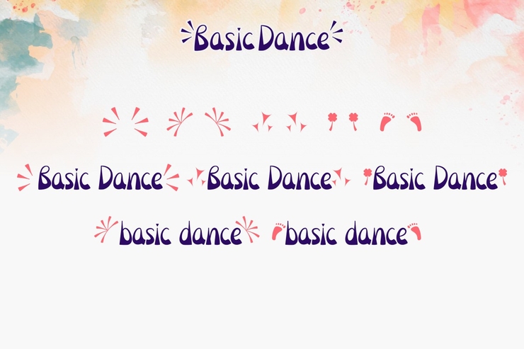 Basic Dance字体 3
