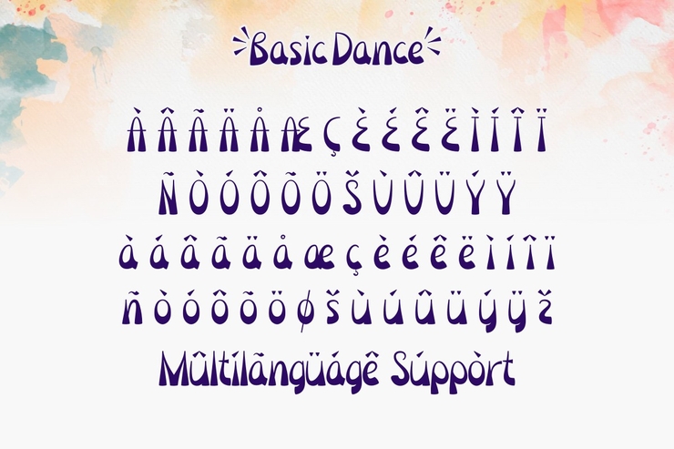 Basic Dance字体 4