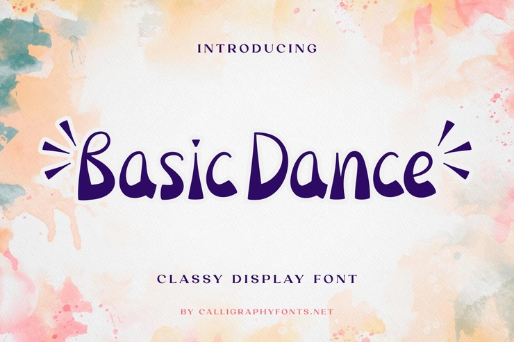 Basic Dance字体 7