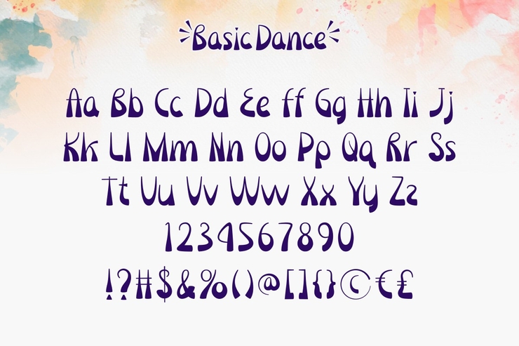 Basic Dance字体 8