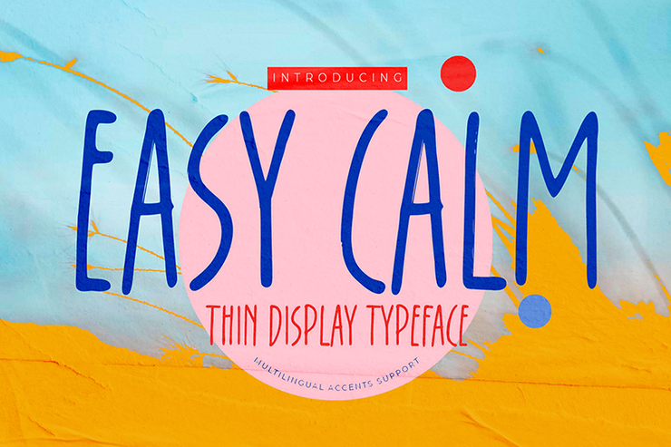 Easy Calm字体 1