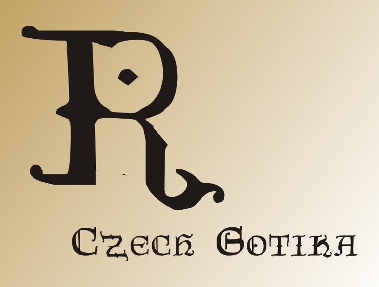 CzechGotika字体 2