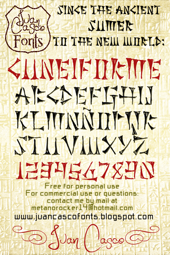 Cuneiforme字体 1