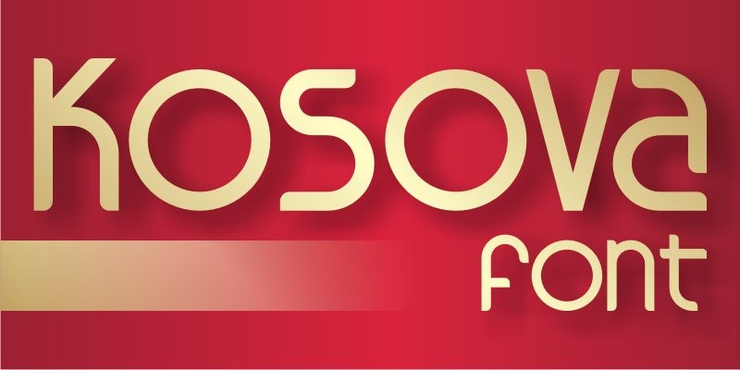 Kosova字体 1