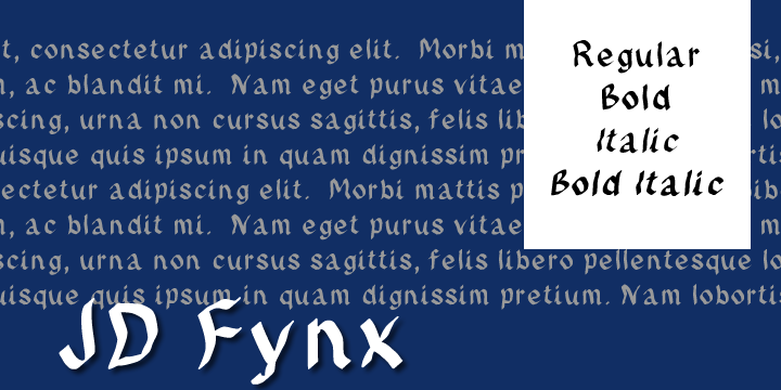 JDFynx字体 2