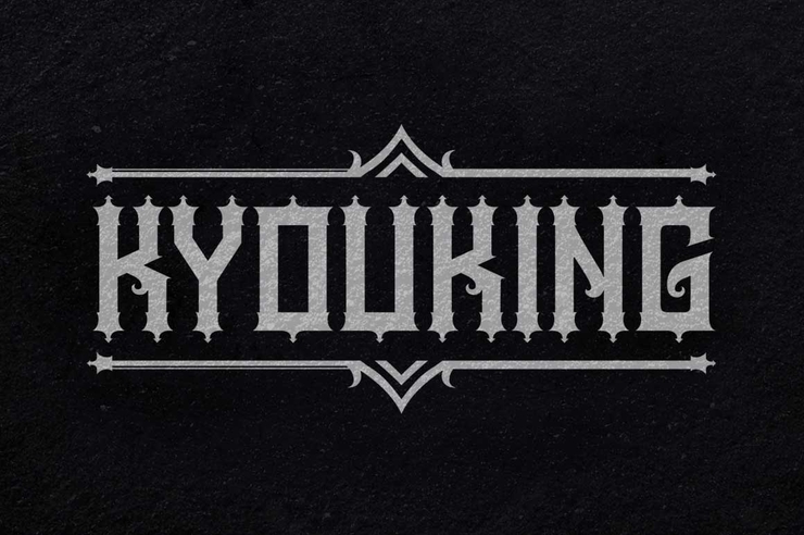 Kyouking字体 1