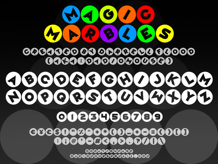 Magic Marbles字体 1