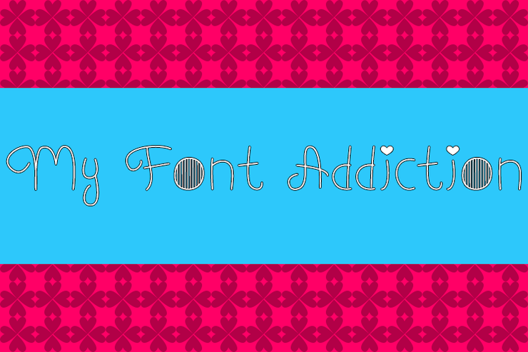 My字体 Addiction 字体 1
