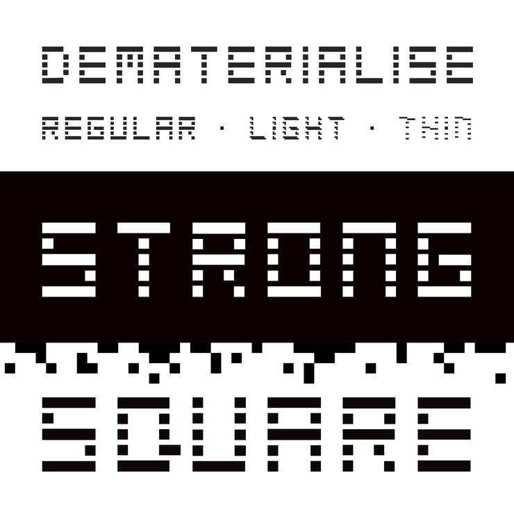 Dematerialise字体 2