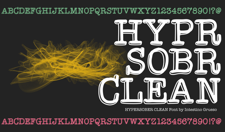 HypersoberClean字体 1