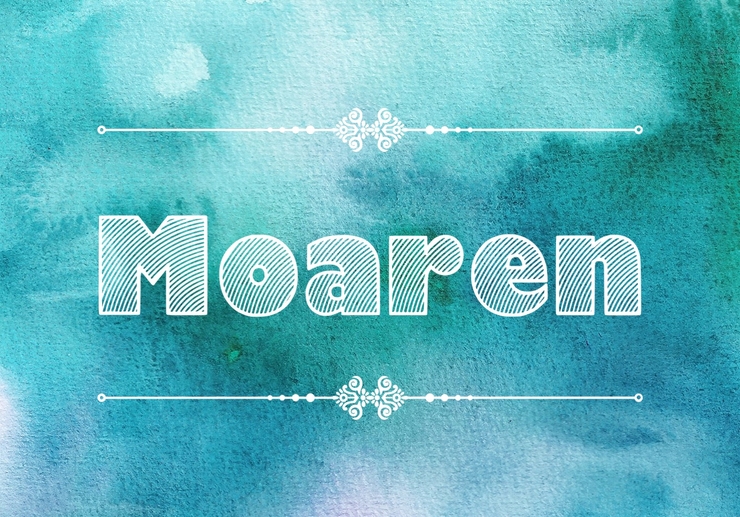 Moaren字体 1