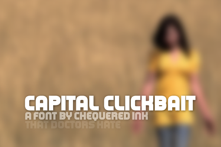 Capital Clickbait字体 1