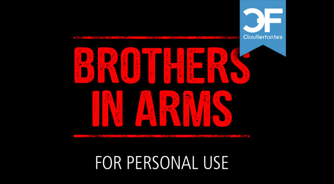CF Brothers in Arms字体 1