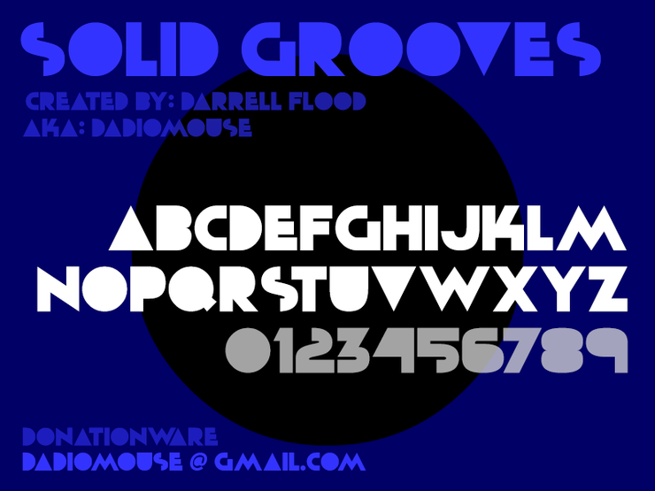 Solid Grooves字体 2