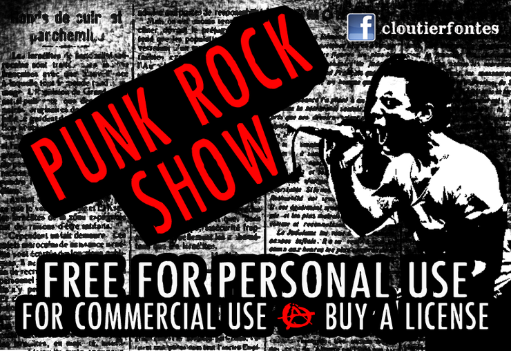 PunkRockShow字体 1