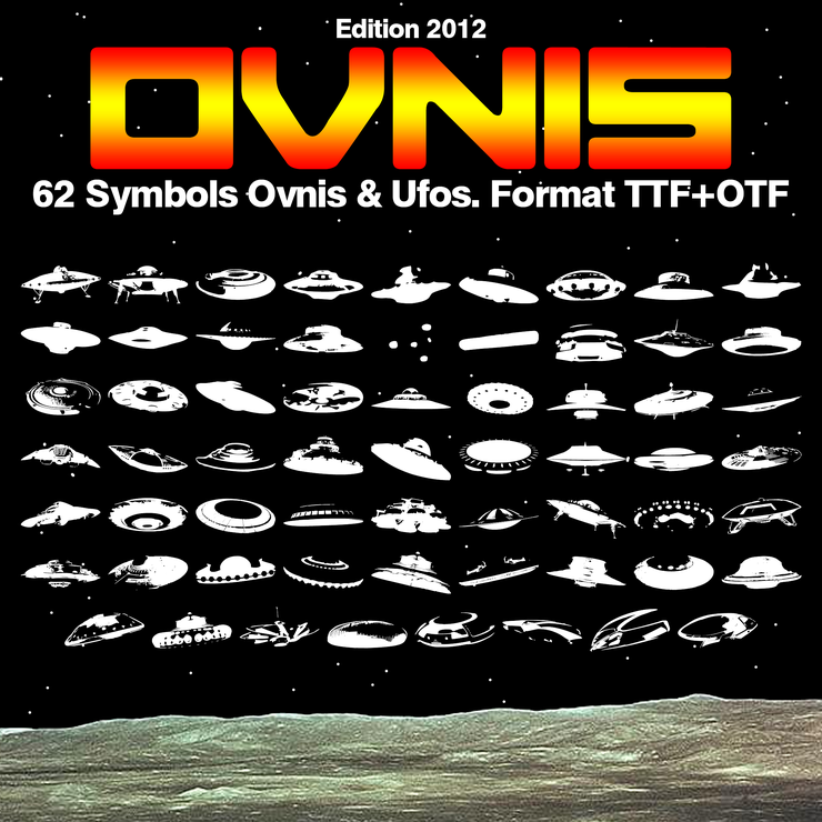 Ovnis字体 3