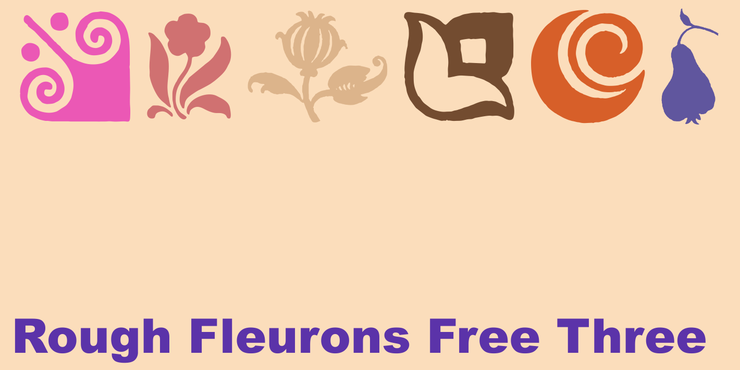 Rough Fleurons Three字体 1