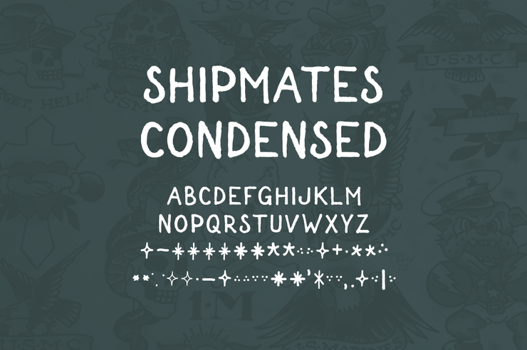 Shipmates字体 2