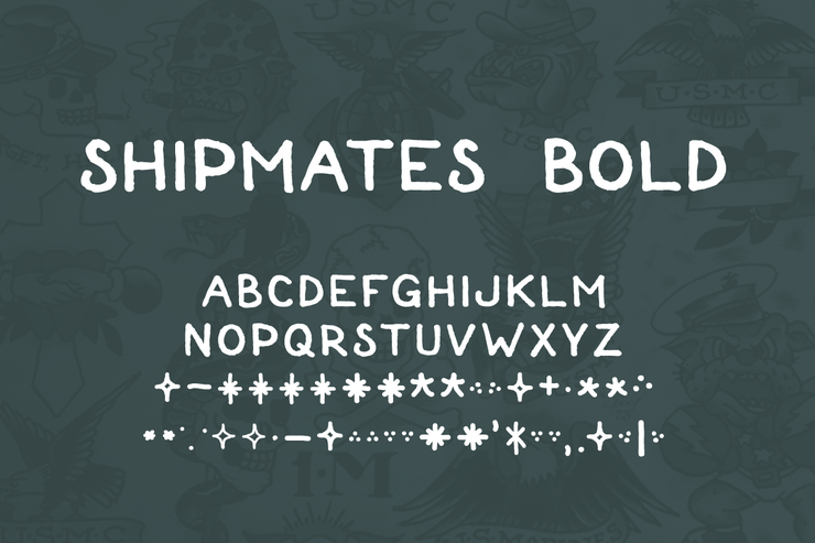 Shipmates字体 4