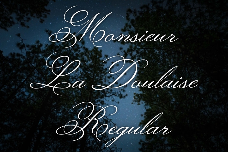 Monsieur La Doulaise字体 1