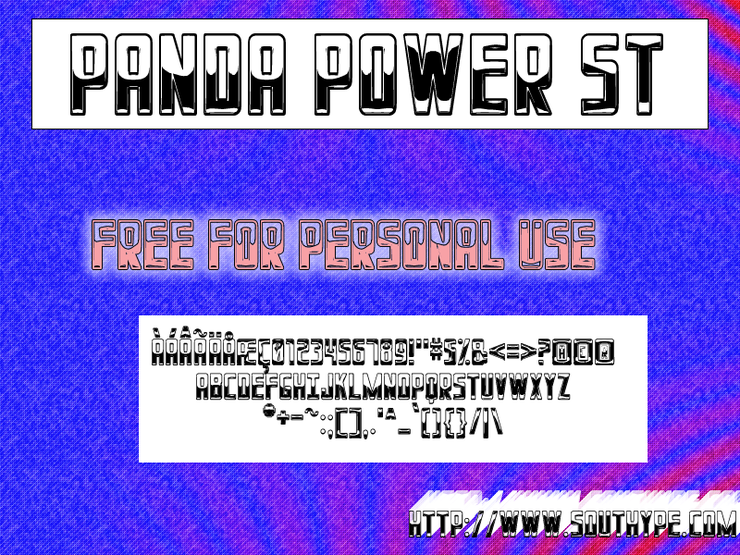 Panda Power St字体 1