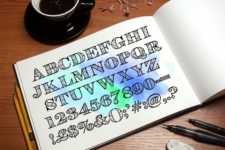Retrograph字体 3