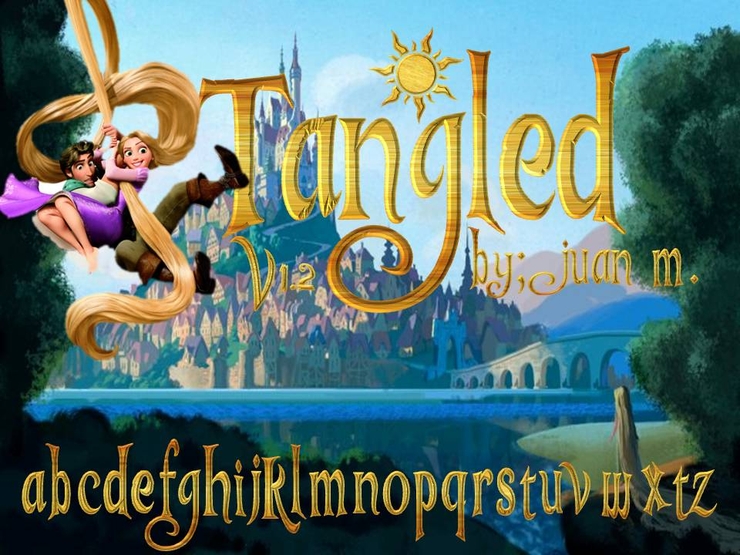 Tangled v1.2字体 1