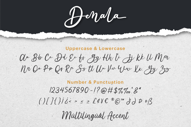 Denala字体 2