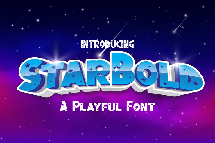 Star Bold字体 1