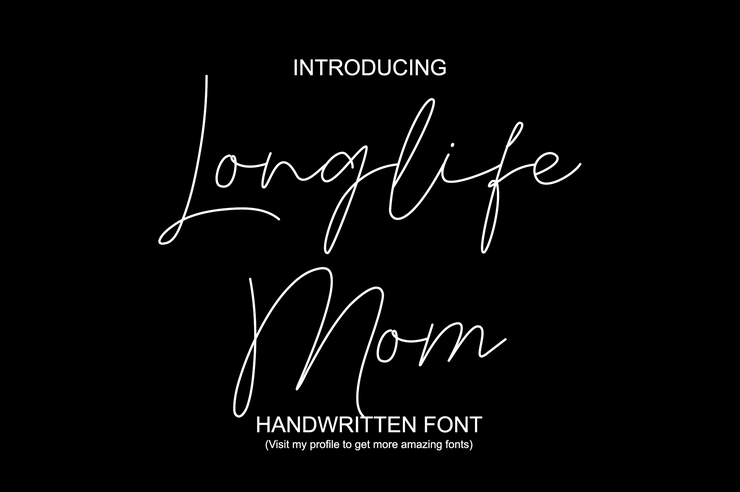 Longlife Mom字体 1