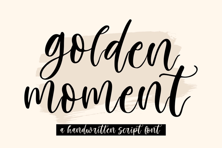 Golden Moment字体 3