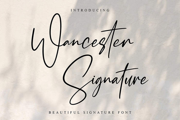 Wancester Signature字体 1